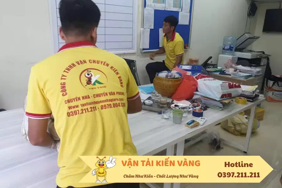 Chuyển văn phòng trọn gói Kiến Vàng: Cam kết trách nhiệm &#8211; An tâm tuyệt đối