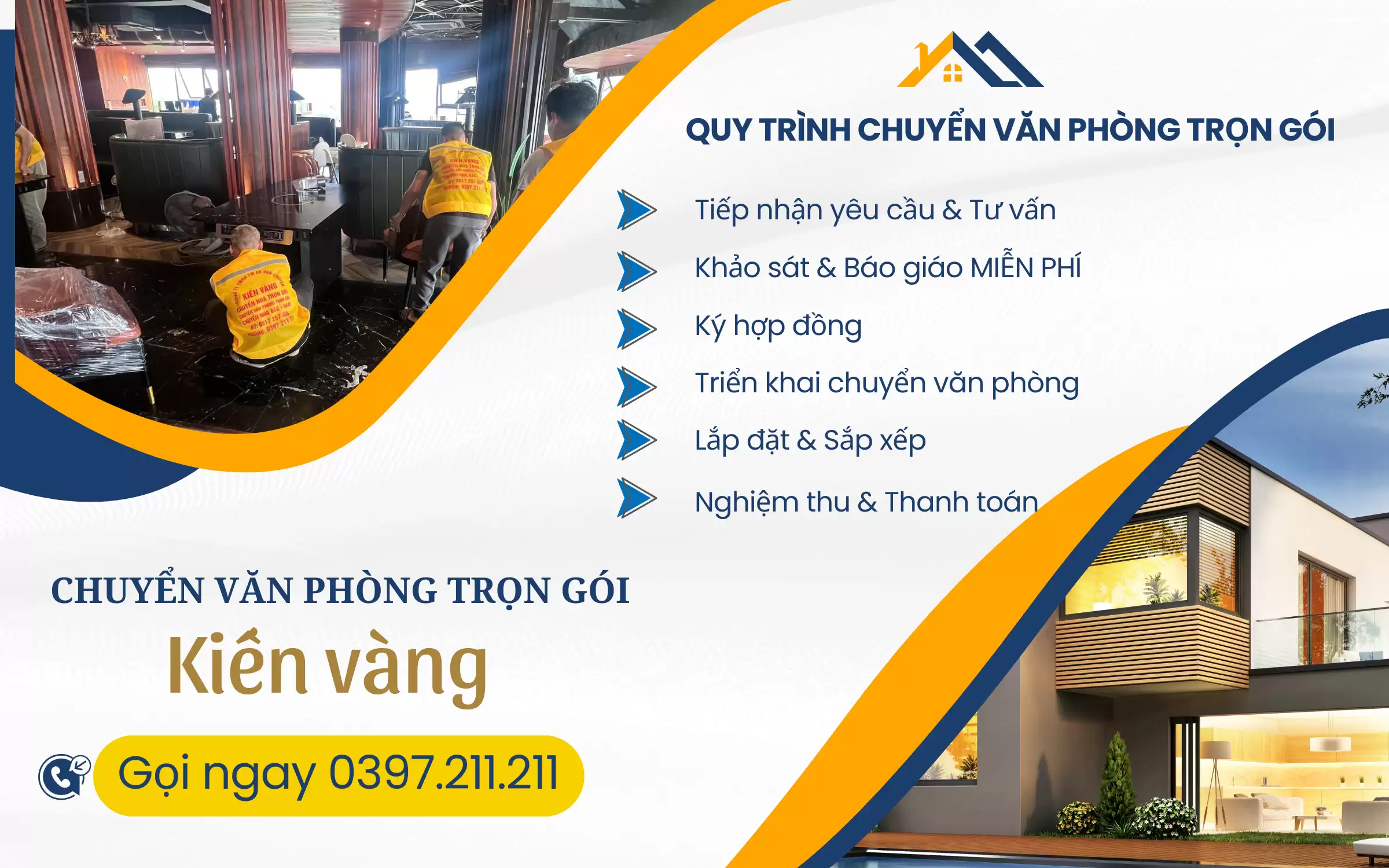 Dịch vụ chuyển văn phòng trọn gói Kiến Vàng: Giải pháp tối ưu cho mọi doanh nghiệp