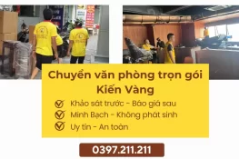 Dịch vụ chuyển văn phòng trọn gói Kiến Vàng: Giải pháp tối ưu cho mọi doanh nghiệp