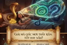 Mơ thấy rắn là điềm gì? Giải mã giấc mơ thấy rắn Tốt hay Xấu?