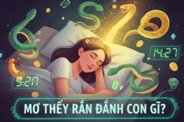 Mơ thấy rắn đánh con gì? Giải mã giấc mơ rắn chuẩn nhất